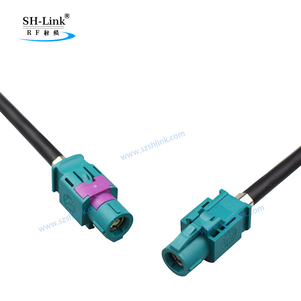 RF Coaxial Hsd Female Jack to Jack Cable Assembly 100 Ohm